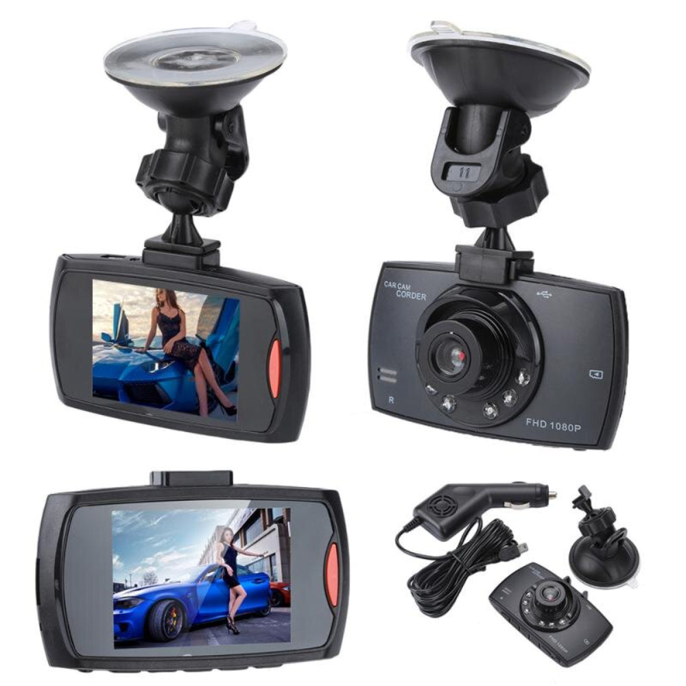 Κάμερα Αυτοκινήτου DVR HD 1080P με Οθόνη LCD 6cm και G-Sensor - Συνεχής Καταγραφή