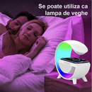 Πολυλειτουργικό Ηχείο Bluetooth 3 σε 1, Έξυπνη Λάμπα LED RGB, Ασύρματος Φορτιστής, Φώτα RGB