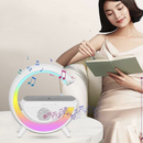 Πολυλειτουργικό Ηχείο Bluetooth 3 σε 1, Έξυπνη Λάμπα LED RGB, Ασύρματος Φορτιστής, Φώτα RGB