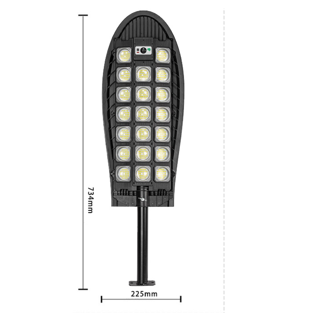 Ηλιακή λάμπα LED COB με αισθητήρα κίνησης και τηλεχειριστήριο - 20 εξαιρετικά φωτεινά LED IP65
