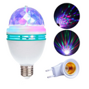 Περιστρεφόμενη Πολύχρωμη Λάμπα LED Disco 3W - Εφέ Party Light με Έγχρωμες Προβολές