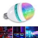 Περιστρεφόμενη Πολύχρωμη Λάμπα LED Disco 3W - Εφέ Party Light με Έγχρωμες Προβολές