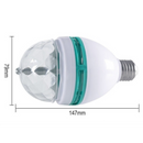 Περιστρεφόμενη Πολύχρωμη Λάμπα LED Disco 3W - Εφέ Party Light με Έγχρωμες Προβολές