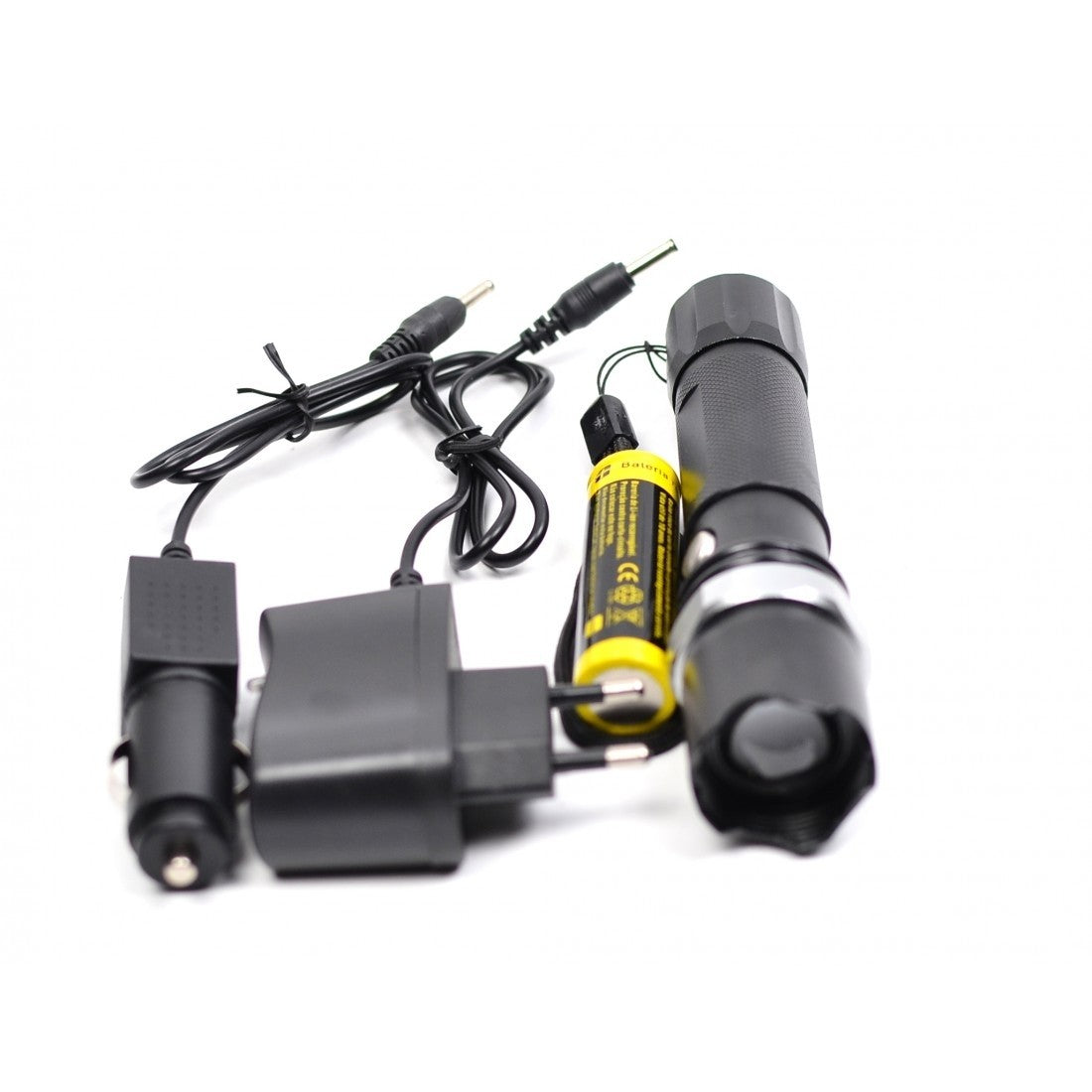 Πολυλειτουργικός Φακός Swat | 18000 Lumens, Λειτουργία SOS, Ρυθμιζόμενο Ζουμ, Επαναφορτιζόμενη Μπαταρία