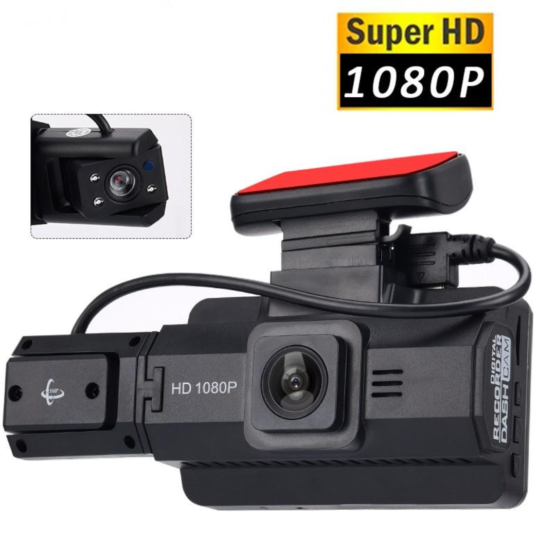 Κάμερα Αυτοκινήτου DVR Full HD 1080P με Οθόνη 7.6cm, Νυχτερινή Όραση και Αισθητήρα G