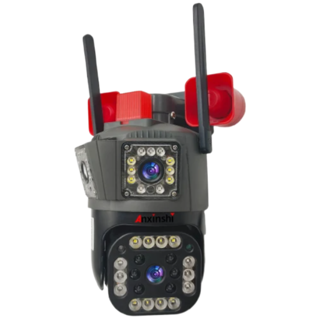 Κάμερα Παρακολούθησης WiFi 12MP Ultra HD - Εξωτερική/Εσωτερική με PTZ, Zoom 5X, Νυχτερινή Όραση και Ενσωματωμένη Σειρήνα