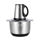 Επαγγελματικό Πακέτο: Ηλεκτρικός Κόφτης 5L Inox για Κρέας και Λαχανικά + Φορητό Μπλέντερ Mini USB, 6 Λεπίδες, 2 Δοχεία 400 ml
