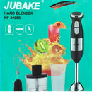 Πολυλειτουργικό Ραβδομπλέντερ Jubake 500W - 2 Ταχύτητες, Λεπίδες Inox, Περιλαμβάνεται Κόφτης