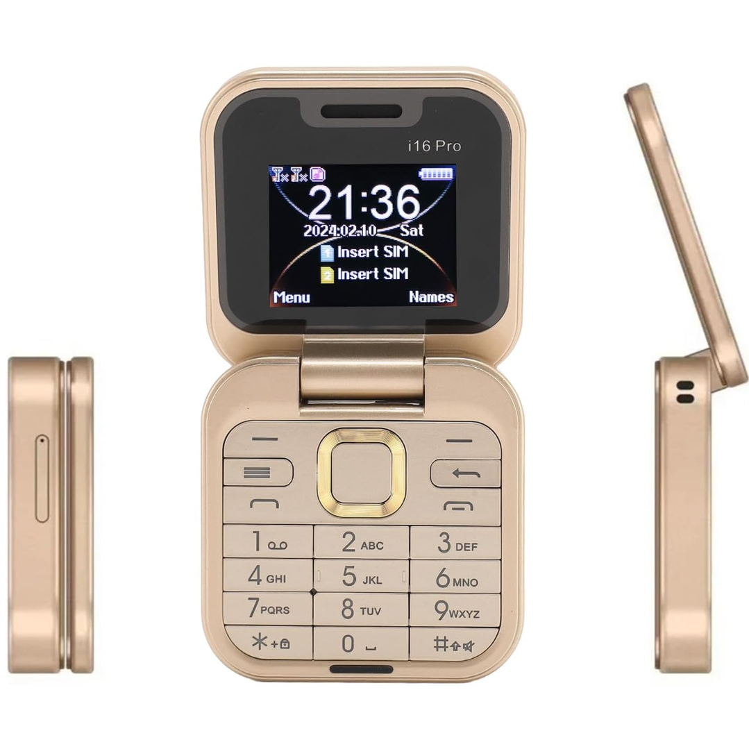 Αναδιπλούμενο Τηλέφωνο i16Pro Mini - Dual SIM, Οθόνη HD, Bluetooth, Ραδιόφωνο FM - Συμπαγής και Ανθεκτικός Σχεδιασμός