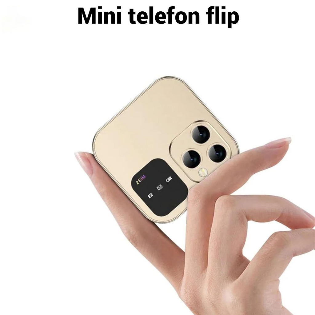 Αναδιπλούμενο Τηλέφωνο i16Pro Mini - Dual SIM, Οθόνη HD, Bluetooth, Ραδιόφωνο FM - Συμπαγής και Ανθεκτικός Σχεδιασμός