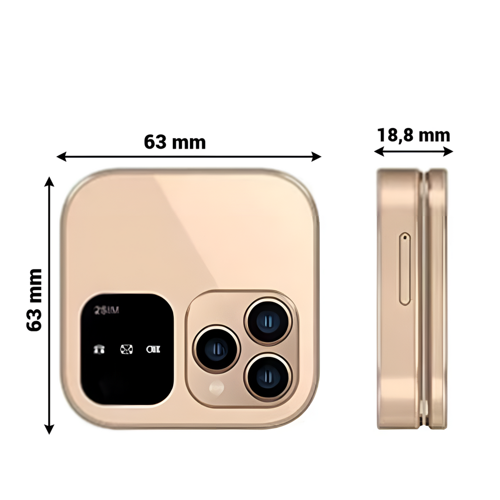 Αναδιπλούμενο Τηλέφωνο i16Pro Mini - Dual SIM, Οθόνη HD, Bluetooth, Ραδιόφωνο FM - Συμπαγής και Ανθεκτικός Σχεδιασμός