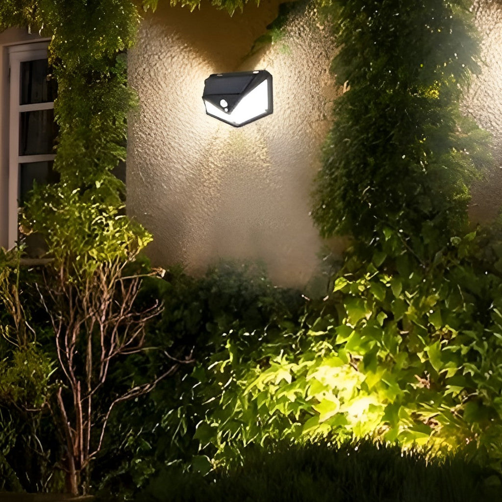 Ηλιακή Λάμπα με 100 LED και Αισθητήρα Κίνησης - 600 Lumens