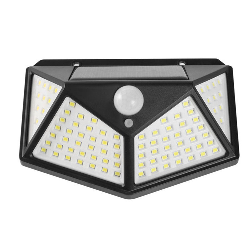 Ηλιακή Λάμπα με 100 LED και Αισθητήρα Κίνησης - 600 Lumens