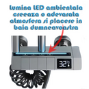 Έξυπνο Σετ Ντους | Οθόνη LED + Θερμοστατικός Έλεγχος | 4 Λειτουργίες Ψεκασμού | Τεχνολογία Αέρα