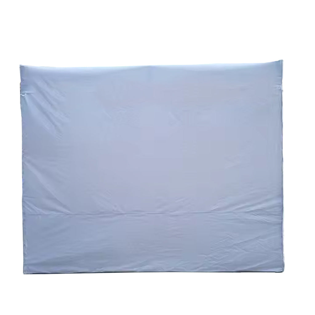 Πλαϊνή τέντα περιπτέρου/σκηνής 9m x 192cm - Αδιάβροχη προστασία λευκού χρώματος