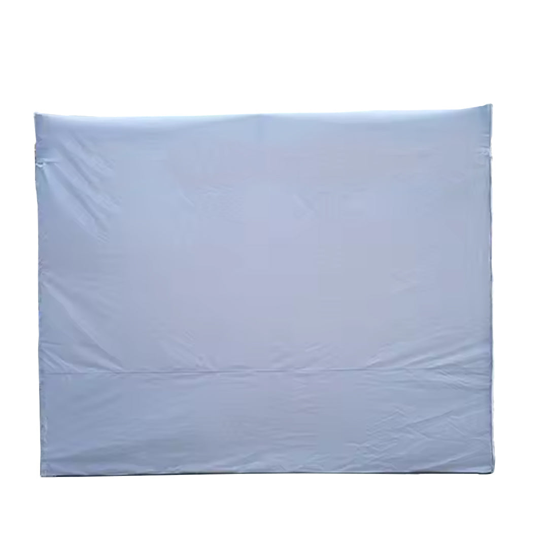 Πλαϊνή τέντα περιπτέρου/σκηνής 9m x 192cm - Αδιάβροχη προστασία λευκού χρώματος