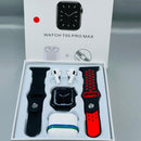 Smartwatch T55 Pro Max + Ακουστικά Bluetooth + Βάση Φόρτισης + Επιπλέον Λουράκι - Πλήρες Σετ