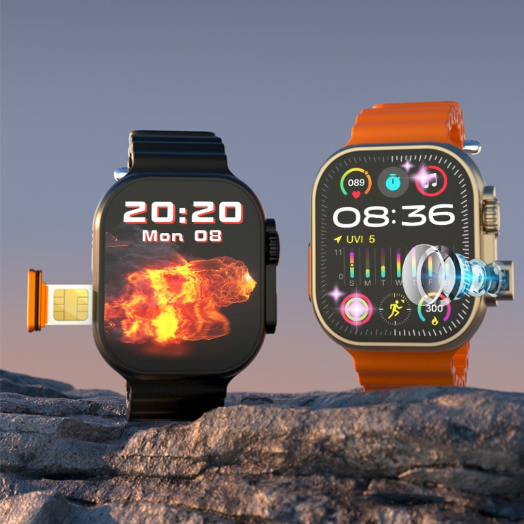 Smartwatch K4G Ultra με SIM 4G - Βιντεοκλήσεις, AI Assistant και Παρακολούθηση Υγείας