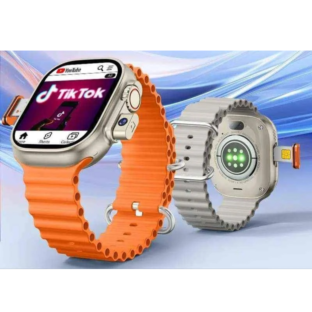 Smartwatch K4G Ultra με SIM 4G - Βιντεοκλήσεις, AI Assistant και Παρακολούθηση Υγείας