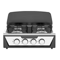 Κουζίνα Star Chef 4 Εστιών - Ανθεκτικό Μεταλλικό Κέλυφος, Στιβαρή Σχεδίαση με Προστατευτικό Καπάκι