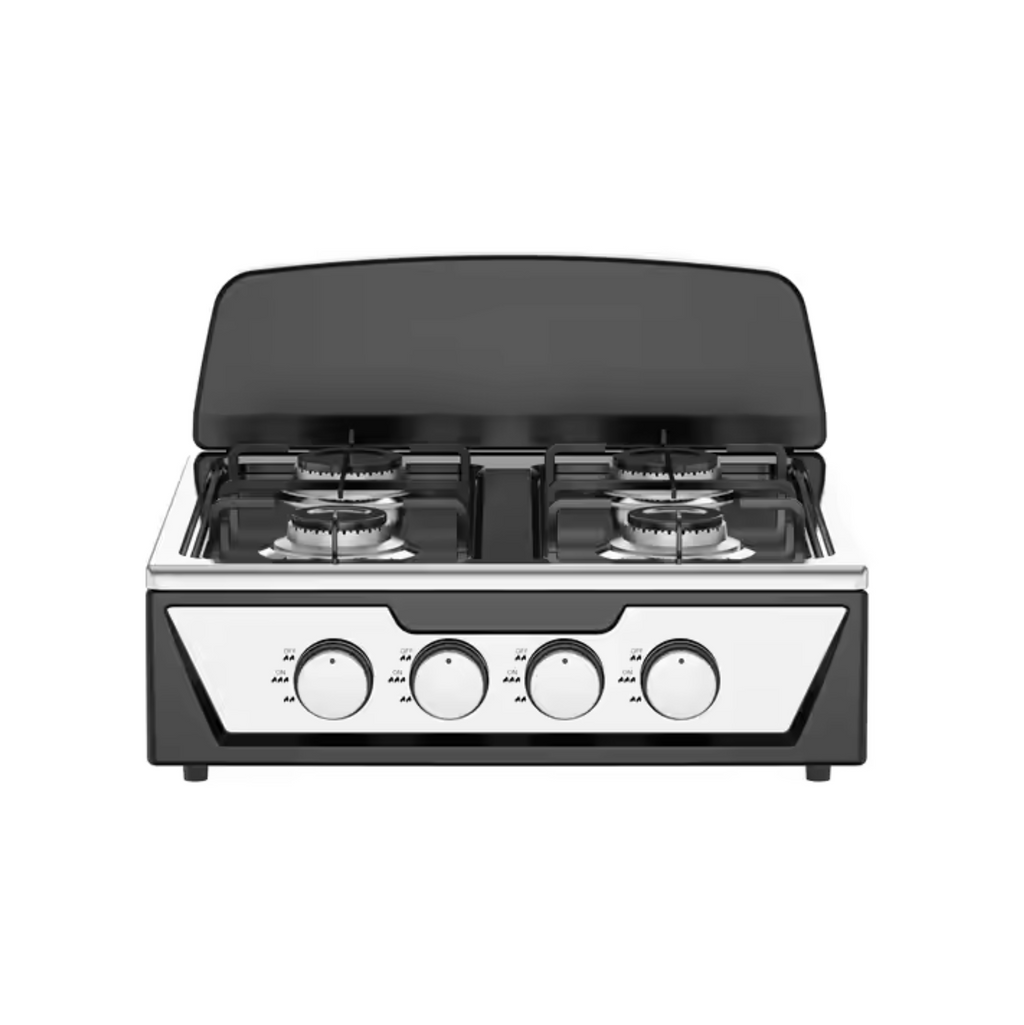 Κουζίνα Star Chef 4 Εστιών - Ανθεκτικό Μεταλλικό Κέλυφος, Στιβαρή Σχεδίαση με Προστατευτικό Καπάκι