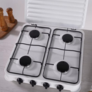 Κουζίνα Star Chef με 4 Εστίες, Συμπαγής Σχεδιασμός, Ανθεκτικό Μεταλλικό Κέλυφος, Λευκό