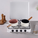 Κουζίνα Star Chef με 4 Εστίες, Συμπαγής Σχεδιασμός, Ανθεκτικό Μεταλλικό Κέλυφος, Λευκό