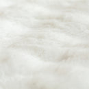 Χαλί Premium Τεχνητή Γούνα 3D Bubble 120x180cm - Λευκός Σχεδιασμός με Χρυσές Ρίγες