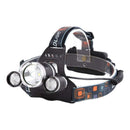 Επαγγελματικός Φακός Κεφαλής LED 5000 Lumens - Επαναφορτιζόμενος USB, Εμβέλεια 500μ