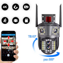 Κάμερα Παρακολούθησης WiFi 12MP Ultra HD με Ζουμ 5X και Κάρτα 32GB - Πλήρες Πακέτο Ασφαλείας