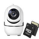 Πακέτο Έξυπνη Κάμερα Παρακολούθησης WiFi HD720p + Κάρτα Μνήμης 32GB - Αμφίδρομος Ήχος, Νυχτερινή Όραση