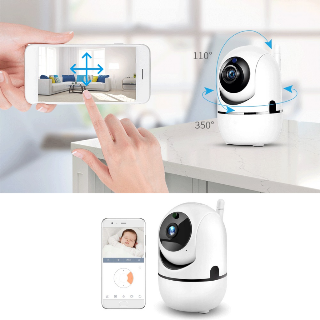 Πακέτο Έξυπνη Κάμερα Παρακολούθησης WiFi HD720p + Κάρτα Μνήμης 32GB - Αμφίδρομος Ήχος, Νυχτερινή Όραση