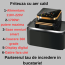Ψηφιακή Φριτέζα Αέρος 12L 1700W - Έλεγχος Αφής, 11 Προγράμματα, Οθόνη LED, Μαγείρεμα Χωρίς Λάδι