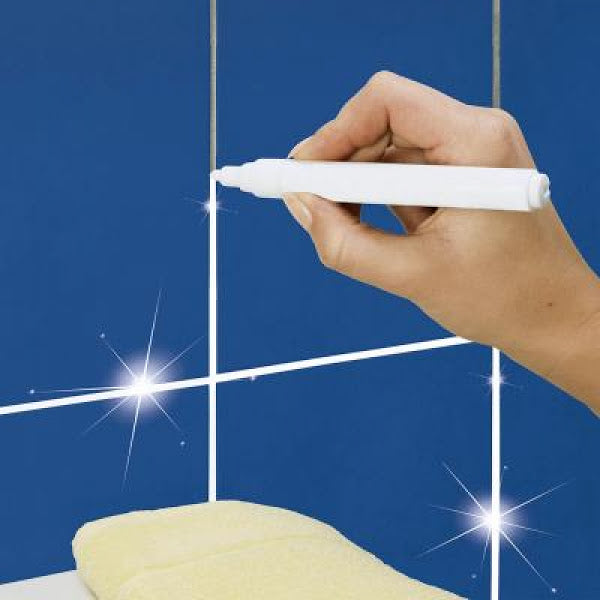 Μόνιμος Μαρκαδόρος για Ρετουσάρισμα Αρμών Πλακιδίων Δαπέδου και Τοίχου - Αδιάβροχος