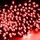Σειρά Φωτιστικών 100m με 500 Κόκκινα LED | 8 Λειτουργίες Φωτισμού | IP44 για Εορταστικές Διακοσμήσεις