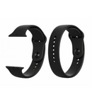 Λουράκι Σιλικόνης Premium 20mm - Universal για Smartwatch και Κλασικά Ρολόγια - Κομψό Μαύρο Σχέδιο