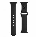 Λουράκι Σιλικόνης Premium 20mm - Universal για Smartwatch και Κλασικά Ρολόγια - Κομψό Μαύρο Σχέδιο