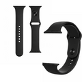 Λουράκι Σιλικόνης Premium 20mm - Universal για Smartwatch και Κλασικά Ρολόγια - Κομψό Μαύρο Σχέδιο