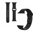 Λουράκι Σιλικόνης Premium 20mm - Universal για Smartwatch και Κλασικά Ρολόγια - Κομψό Μαύρο Σχέδιο