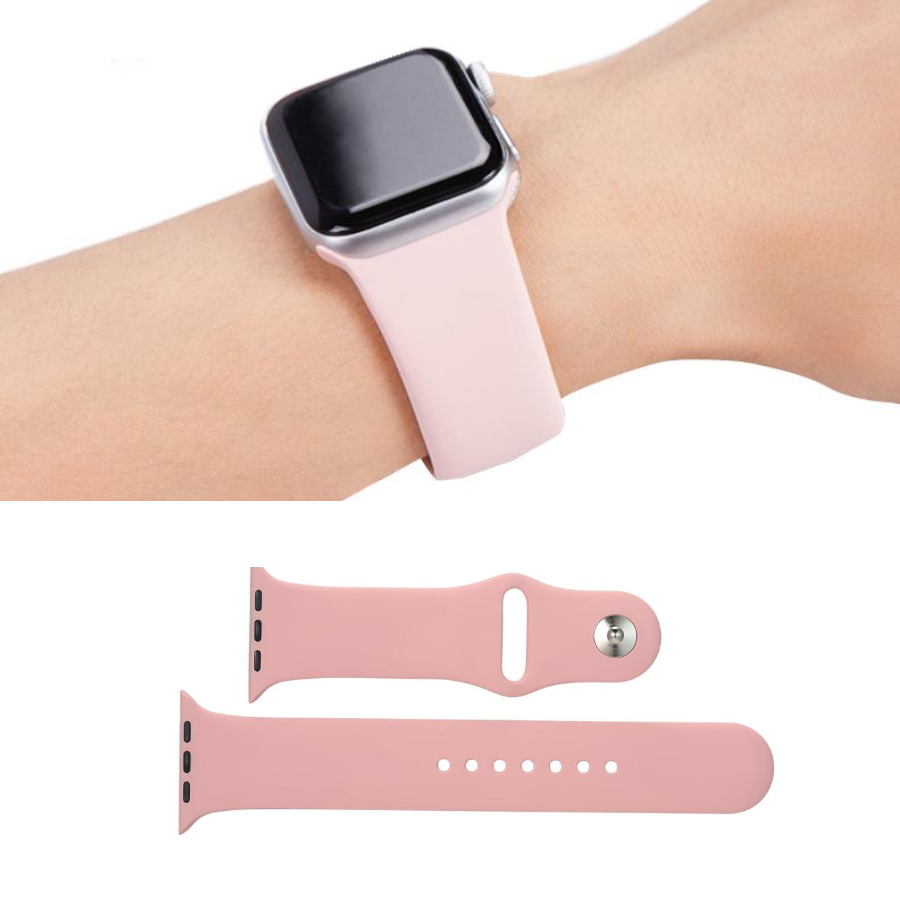 Ροζ Λουράκι Σιλικόνης 20mm - Universal Smartwatch και Κλασικό Ρολόι | Αδιάβροχο, Ροζ