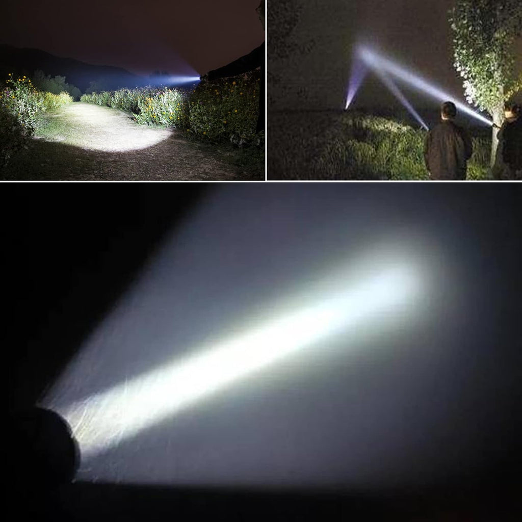 Πακέτο 1+1 Τακτικός Φακός LED με Zoom και Αντοχή στο Νερό - 3 Επαγγελματικοί Τρόποι Φωτισμού