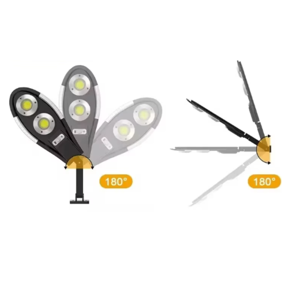 Ηλιακή Λάμπα 150W με 60 LED COB, Αισθητήρα Κίνησης, 3 Λειτουργίες Φωτισμού, Τηλεχειριστήριο, IP65, Αυτονομία έως 12 ώρες, Εξωτερικός Φωτισμός για Αυλή και Κήπο