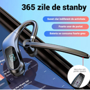Ασύρματα ακουστικά Bluetooth KJ12, Handsfree με μικρόφωνο, περιστροφή 180°, οθόνη LED, μεγάλη αυτονομία, γρήγορη σύνδεση, εμβέλεια 10m, μαύρο