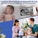 Βιντεοπαρακολούθηση Μωρού με Κάμερα PTZ, Νυχτερινή Όραση, Αμφίδρομη Επικοινωνία, VOX και Συναγερμό Θερμοκρασίας