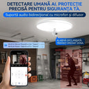 Έξυπνη Κάμερα Παρακολούθησης 2-σε-1 με Λάμπα LED, WiFi 3MP 4K, Full-Color, Pan-Tilt 360° και Αμφίδρομο Ήχο