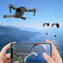 Drone E88PRO 4K Ultra HD με Διπλή Κάμερα, FPV Real-Time, Διατήρηση Υψομέτρου, Έλεγχο με Χειρονομίες και Αναδιπλούμενο Σχεδιασμό
