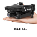 Drone E88PRO 4K Ultra HD με Διπλή Κάμερα, FPV Real-Time, Διατήρηση Υψομέτρου, Έλεγχο με Χειρονομίες και Αναδιπλούμενο Σχεδιασμό