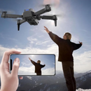 Drone E88PRO 4K Ultra HD με Διπλή Κάμερα, FPV Real-Time, Διατήρηση Υψομέτρου, Έλεγχο με Χειρονομίες και Αναδιπλούμενο Σχεδιασμό