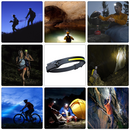 Πακέτο 1+1 Φακός Κεφαλής LED COB 350 Lumens με Επαναφορτιζόμενη Μπαταρία, Αισθητήρα Κίνησης και Πλευρικό Φως – Σετ 2 Τεμαχίων