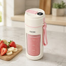 Φορητό Μπλέντερ για Smoothie και Shake, 340ml, Ψηφιακή Ένδειξη Μπαταρίας, Φόρτιση USB